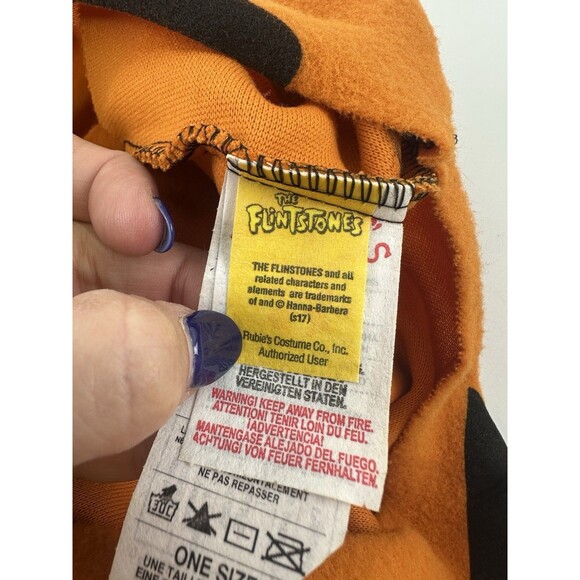 Rubies Fred Flintstone Costume Tunic Tie One Size Adult - Picture 9 of 11